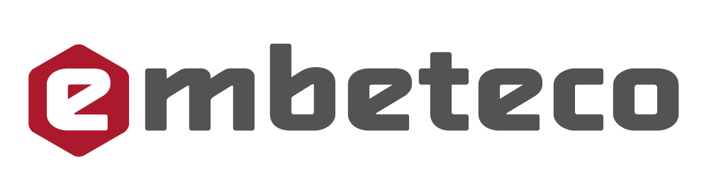 Das Bild enthält das Logo der IT-Firma Embeteco.